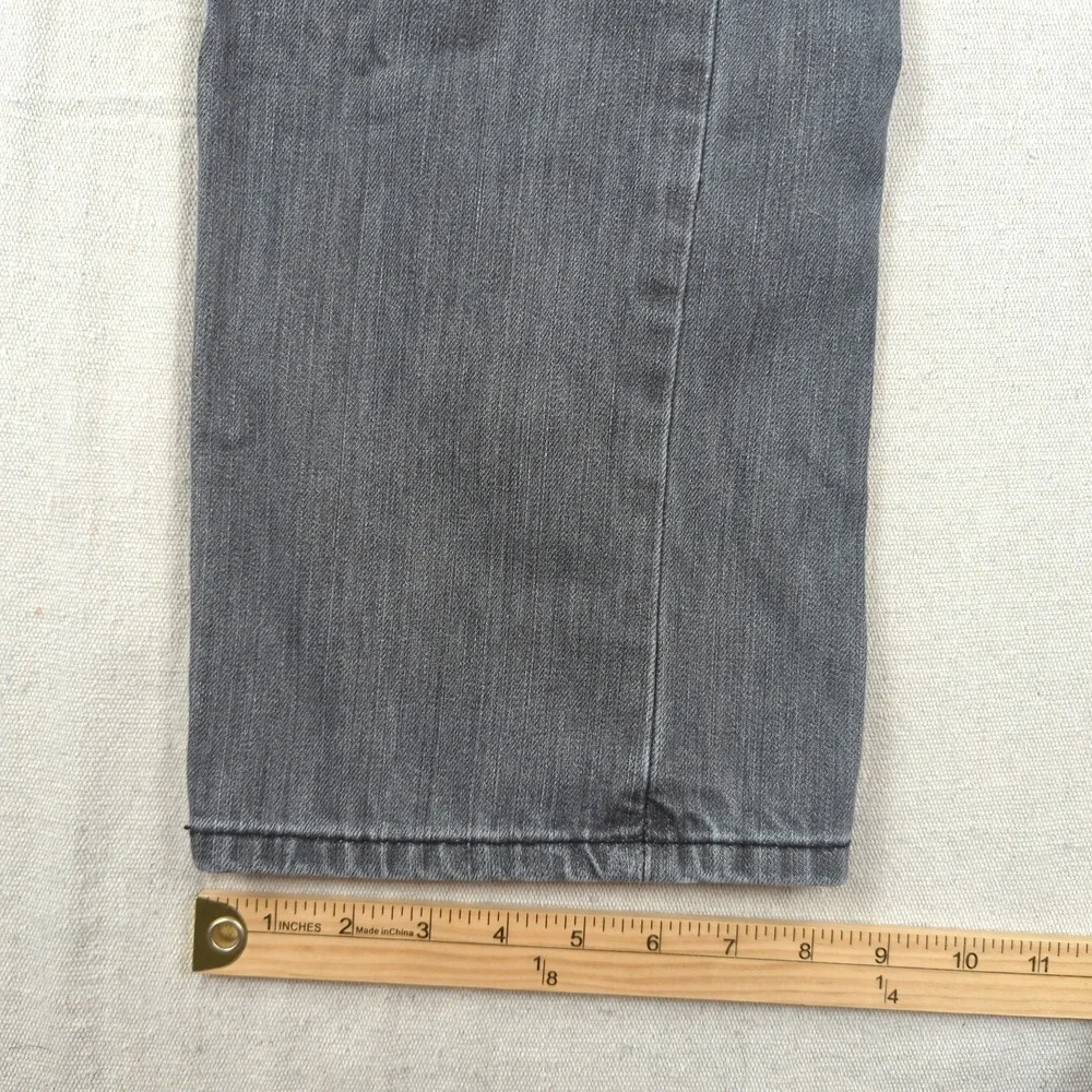 Levis 501 Jeans Mens 34x30 Gray Button Fly Classic American Casual Western